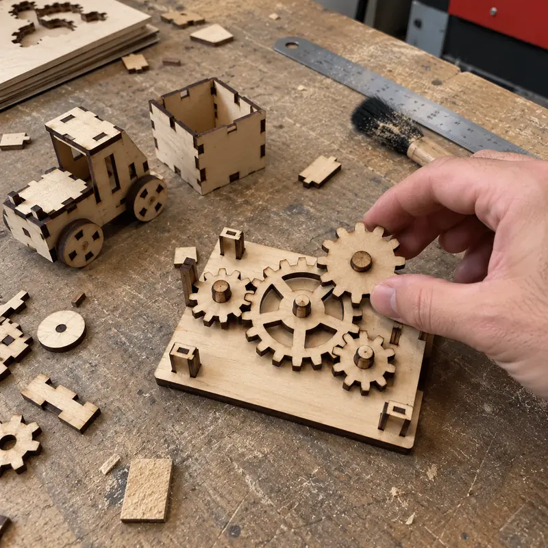 Exemplo de produto para corte laser ou CNC: Brinquedos e jogos