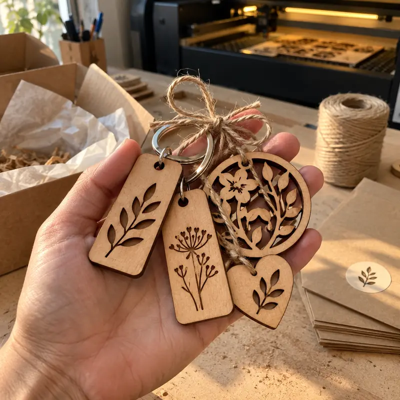 Exemplo de produto para corte laser ou CNC: Presentes e datas especiais