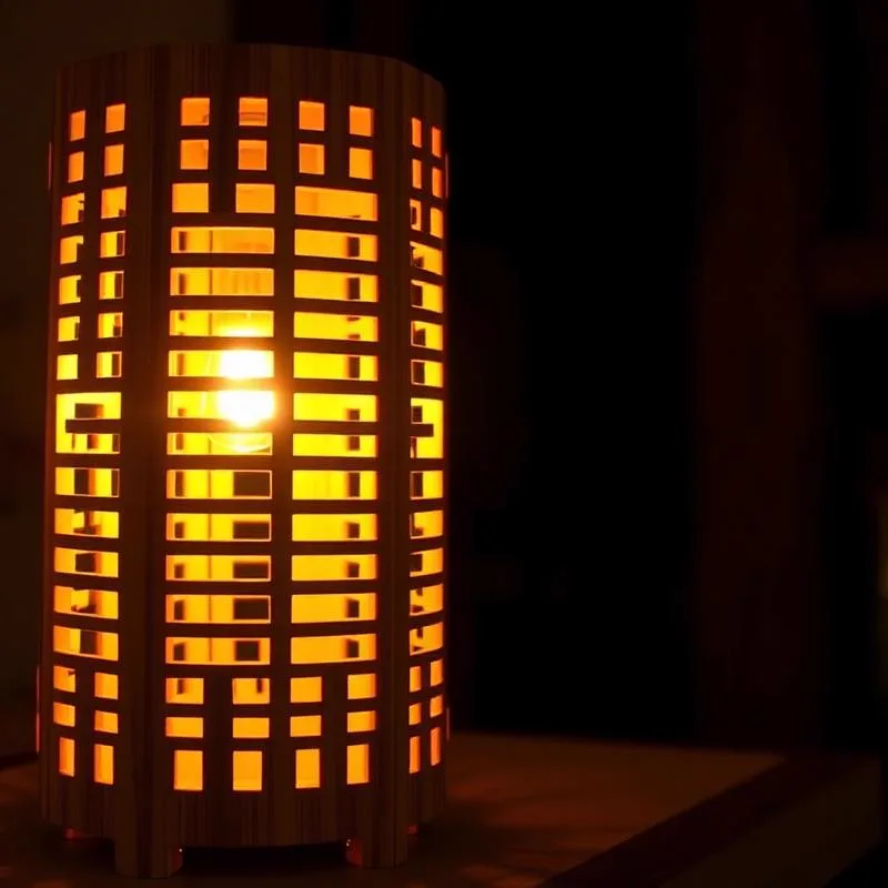 Exemplo de produto para corte laser ou CNC: Luminárias